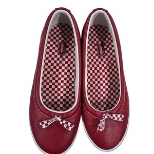 Vintage Vans Women's Flat Red Size 9